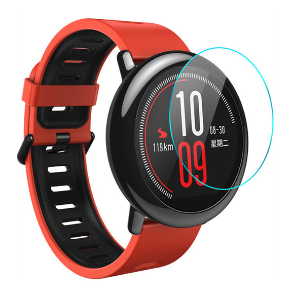 Bakeey 2Pcs Hat Prince 9H Anti Shatter Tempered Glass Screen Protector Film For Xiaomi Huami Amazfit Pace