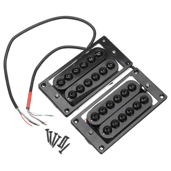 Black Open Humbucker Pickups For General Electric Guitar Bass