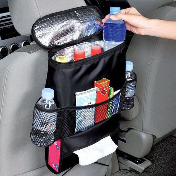 Multifunctional Car Travel Seat Storage Warming Bag Multi Pocket