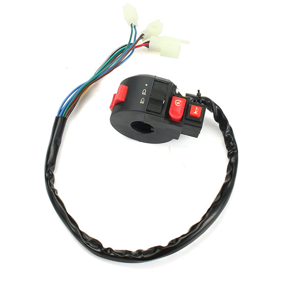22mm 110-250CC Motocross Switch With Flame Ignition Light Horn Four-function For Quad Bike
