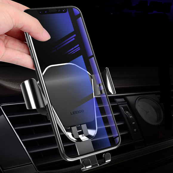 Buckle Type Gravity Linkage Car Air Vent Phone Holder 360 Rotation Stand Universal for Iphone X