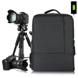 HUWANG 8099 Multi-functional Universal Photography Waterproof Nylon DSLR SLR Camera Bag Backpack