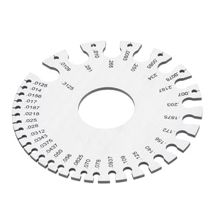 Stainless Steel Wire Gauge Round Thickness Measuring Wire Gage