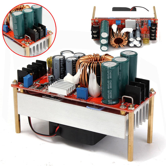 DC10-60V 30A 1500W To 12-90V Boost Converter Step Up Power Supply Module