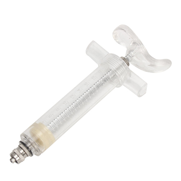 6pcs Veterinary Plastic Injection Syringe Feeding Kit Curved Gavage Tubes