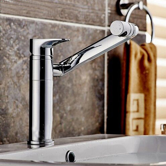 Bathroom Faucet 360 Degree Rotation Wash Basin Counter Basin Hot and Cold Mixer Taps