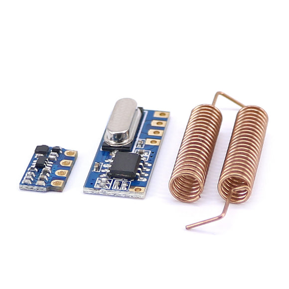 10pcs 433MHz Wireless Transceiver Kit Mini RF Transmitter Receiver Module + 20PCS Spring Antennas OPEN-SMART for Arduino - products that work with official for Arduino boards