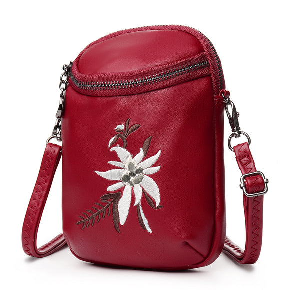 Women Portable Large Capacity Zipper Pouch Shoulder Bag Smart Accessory Storage Bag for Xiaomi Mobile Phone