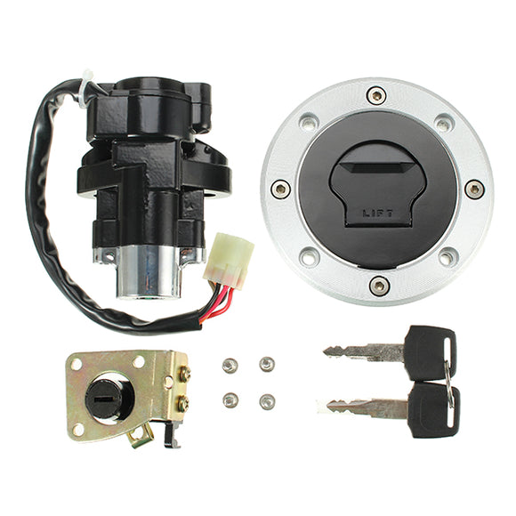 Motor Ignition Switch Key Fuel Tank Gas Cap Seat Lock Set For Suzuki TL1000R 1998-2003