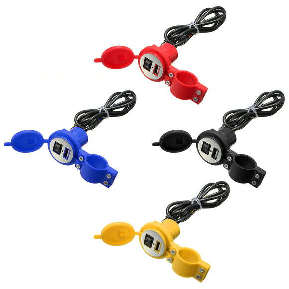 Waterproof 12V To 5V 1.5A Motorcycle Phone GPS USB Charger Power Adapter