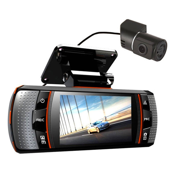 2.7 inch Dual Lens Car Dash Camera 1080P DVR Video Cam Night Vision Recorder