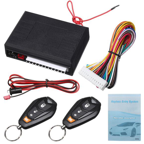 Car Keyless Access Central Remote Control Lock Alarm System