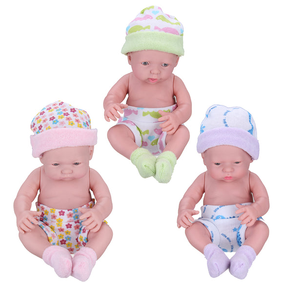 Newborn Baby Dolls Gift Toys Soft Vinyl Silicone Lifelike Newborn Kids Toddler Girl