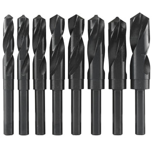 High Speed Steel Black Oxide Reduced Shank Drill Bit with 1/2 inch Shank Twist Drill Bit