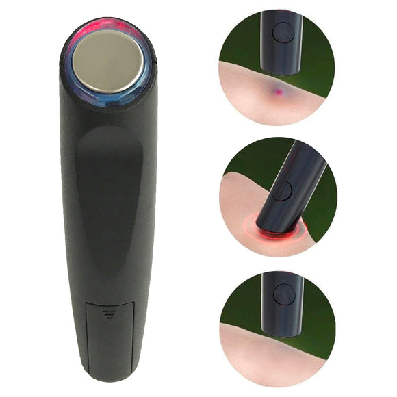 Anti Itch Itching Mosquito Insect Bite Relief Pen Deliver Heat Vibration Relieve Useful