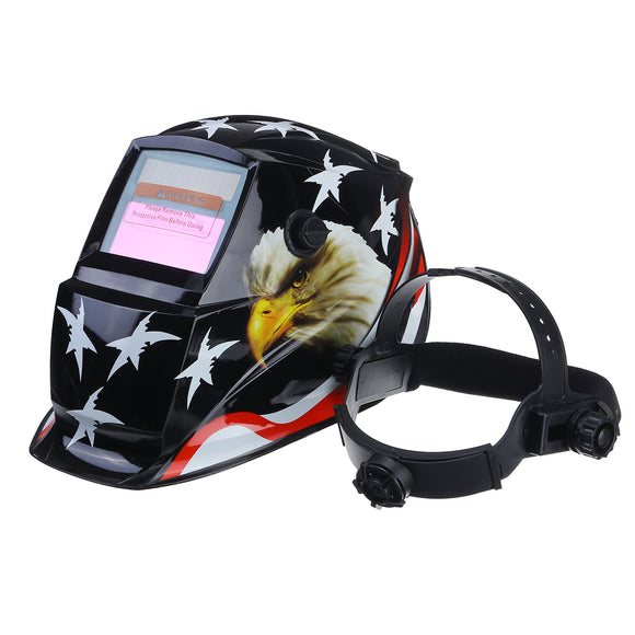 Solar Powered Auto Darkening Welding Helmet Arc Tig Mig Grinding Welderr