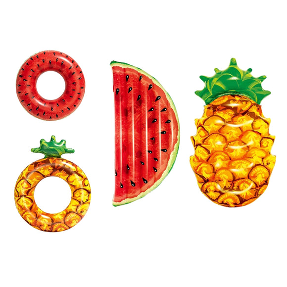 Xiaomi Bestway Watermelon Pineapple Inflatable Floating Swimming Ring Beach Water Pool Party Toy
