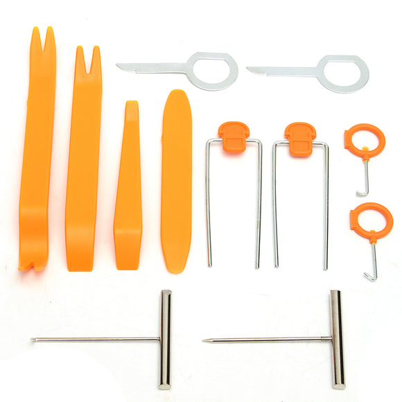 12 X Car Audio Stereo Open Pry Tools Removal Kit For Dash Door Radio Trim Panel