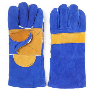Heavy Duty Welding Gloves Leather Cowhide Protect Welder Hands 2 Sizes