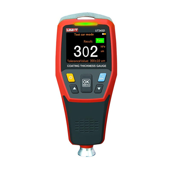 UNI-T UT343D Mini Coating Thickness Gauge Iron matrix (FE) Non-ferrous Matrix (NFE) Tester Range 0 ~1250um