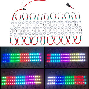 20PCS DC12V WS2811 3 LED IP65 Waterproof 5050 RGB LED Module Strip Sign Lighting