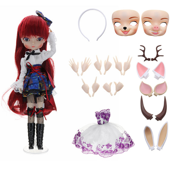 BBGirl MengNa 35CM BJD Ball Joint Doll Collection Gift Toy Face Eyes Posture Changeable Customized