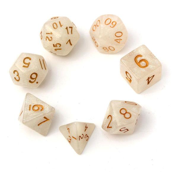 7PCS D4-20 Dice RPG Dice Set Twenty Sided Die RPG