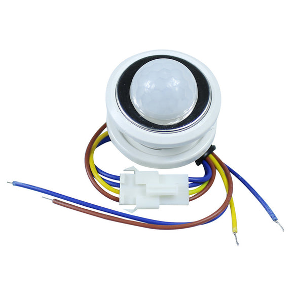 PIR Infrared Ray Motion Sensor Time Delay Adjustable Switch for Ceiling Lamp AC85-265V