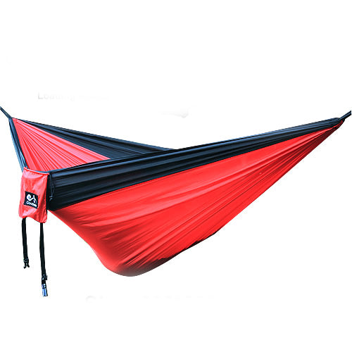 IPRee 270x140CM Outdoor Portable Double Hammock Parachute Hanging Swing Bed Camping Hiking