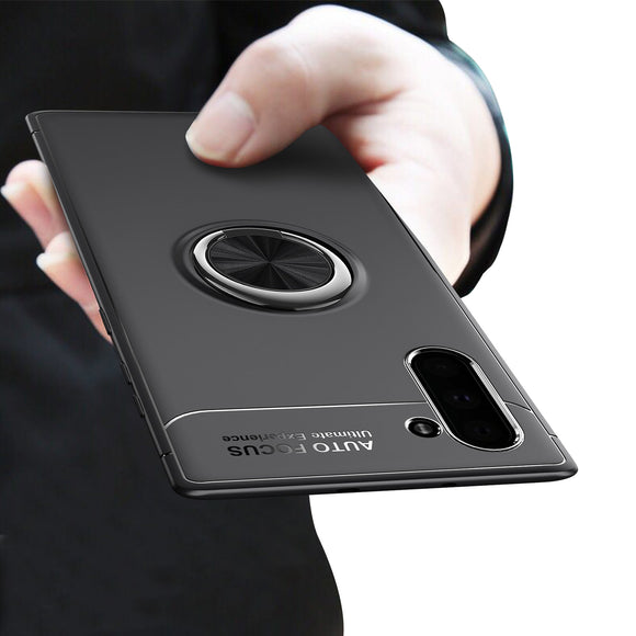 Bakeey Protective Case For Samsung Galaxy Note 10/Note 10 5G 360 Rotating Ring Grip Bracket Back Cover