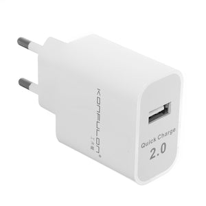 Konfulon C27 QC2.0 USB Charger EU Adpater For iphone7/7Plus Samsung S8 Xiaomi mi5 mi6 Redmi Note4