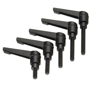 Raitool CHM6 M6 12-40mm Male Thread Adjustable Clamp Handle Tool Zinc Alloy