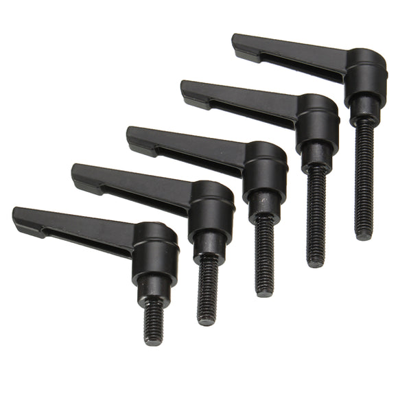 Raitool CHM6 M6 12-40mm Male Thread Adjustable Clamp Handle Tool Zinc Alloy