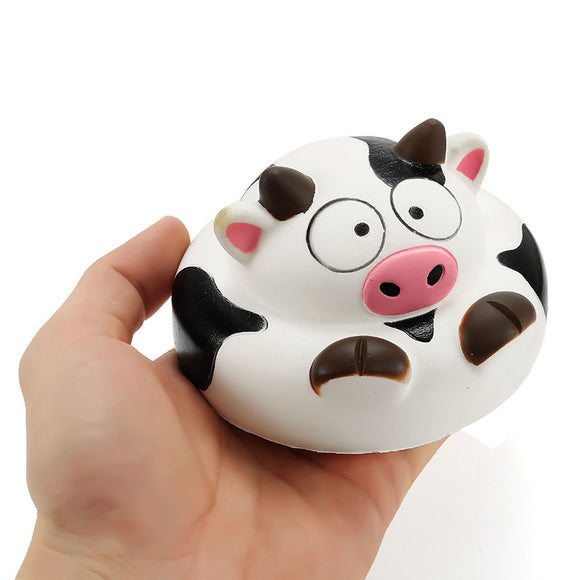 Squishy Cow 10cm Slow Rising Animals Collection Gift Decor Soft Squeeze Toy