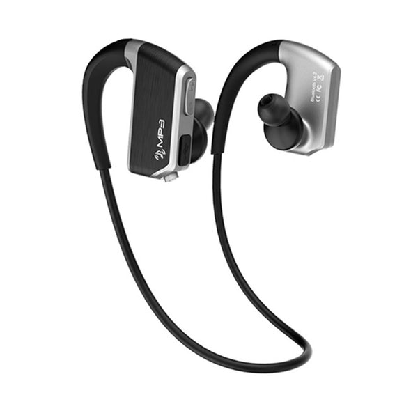 J2 2 in 1 Design IPX5 Waterproof HD Noise Reduciton 8GB MP3 Player Bluetooth Earphone With Mic