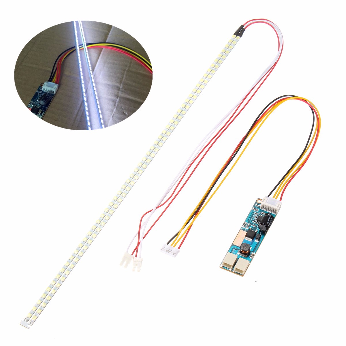 LCD Widescreen Dimmable Backlight Bar LED Module Strip Kit With Consta ...