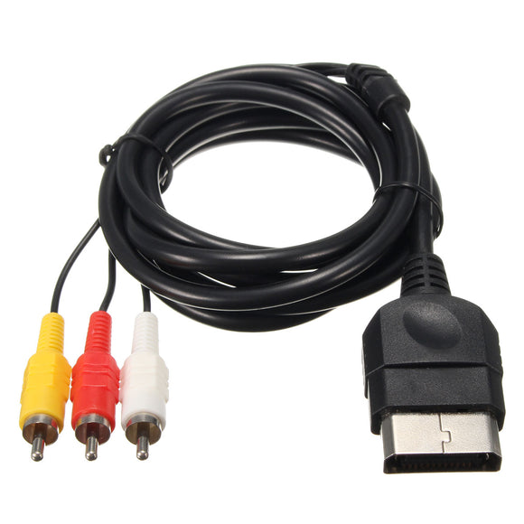 1.8m 6ft Composite AV Audio Video Cable Component Cord RCA for XBOX Classic One