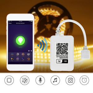LUSTREON DC12-24V 40W 5 Pin WIFI Smart Controller Works With Amazon Alexa Echo for RGBW RGBW