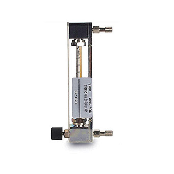 Natural Gas Rotameter With 6-60 ml/min Measuring Range Glass Material and 4% Accuracy Flow Meter
