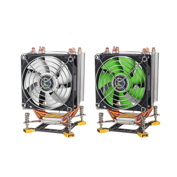 3 Pin 90cm 4 Heat Pipes Cooler Cooling Fan Heatsink for 115X 1366 Motherboard