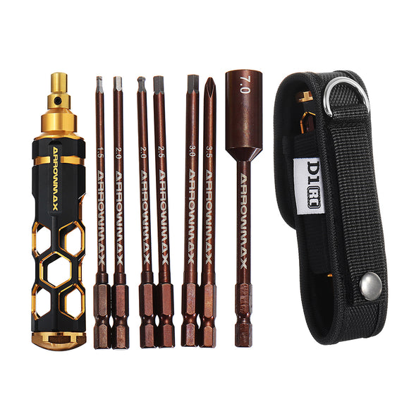 1Pc Screwdriver Titanium Plating Hardened 1.5 2.0 2.5 mm Screwdriver For Rc Car Parts Tools Toy