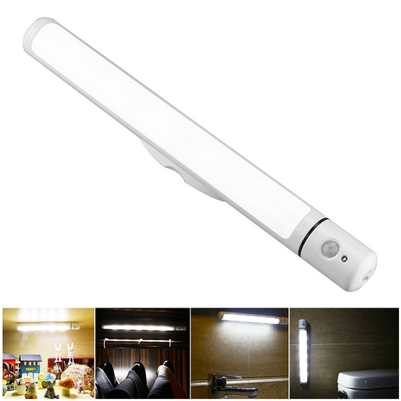 Potable Wireless PIR Motion Sensor LED Closet Night Light Batteries Powered Lamp with Magnetic