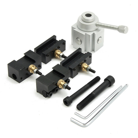 Mini Lathe Quick Change Multifid Tool Post and Holder Kit For Lathe Processing