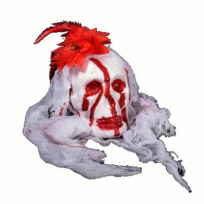 KALOAD M12 Halloween Bar Haunted Full Face Mask Props Bubble Simulation Bloody Ghost Cemetery Terror Dress Up