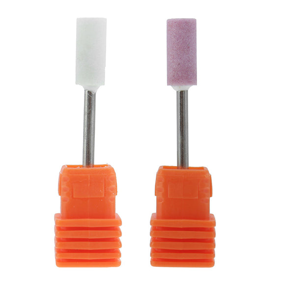 1pc Nail Drill Bits Electric Machine Grinding Head Polish Pink Ceramics Manicure Pedicure Tool
