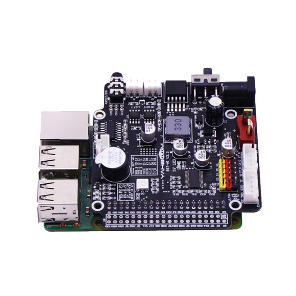Yahboom Raspberry Pi Expansion Board for AI Visual Robot GPIO Voice Broadcast Motor Drive Multifunctional Driver Extension Board