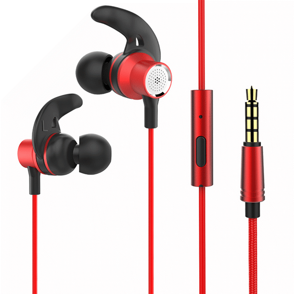 Bakeey M13 In-ear Hi-Fi Music Headphones with Mic 3.5mm Plug Earphone Heavy Bass Game Sport Headset