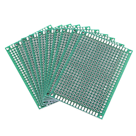 Geekcreit 30pcs 50x70mm FR-4 2.54mm Double Side Prototype PCB Printed Circuit Board