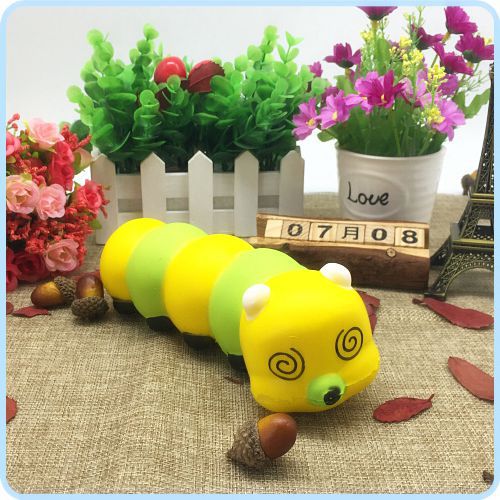 Cute Cartoon SquishsThe caterpillar Colorful Caterpillar Gift for Kids Children