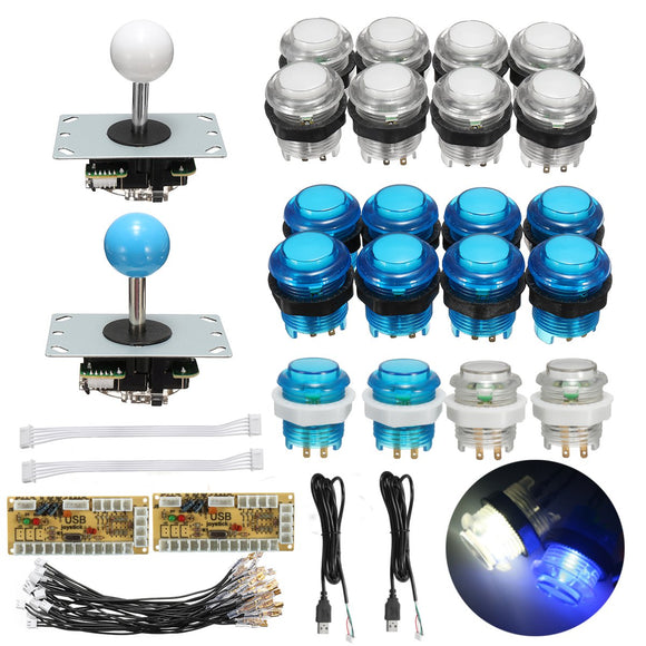 Push Button Joystick USB Encoder 0 Delay Arcade Game DIY Kit Parts